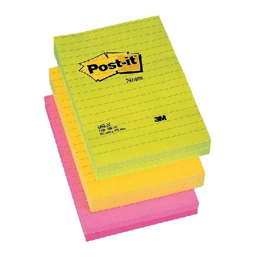 Post-It-660-NR-pouch-autoadesiva-Rettangolo-Multicolore-100-fogli-Autoadesivo