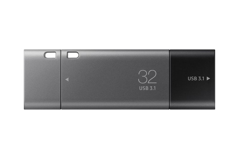 Samsung-Duo-Plus-Chiavetta-Usb-32Gb-Usb-Tipo-C-3.2-Gen-1-Nero-Grigio
