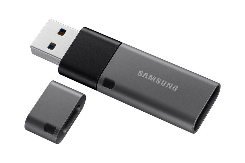 Samsung-Duo-Plus-Chiavetta-Usb-32Gb-Usb-Tipo-C-3.2-Gen-1-Nero-Grigio