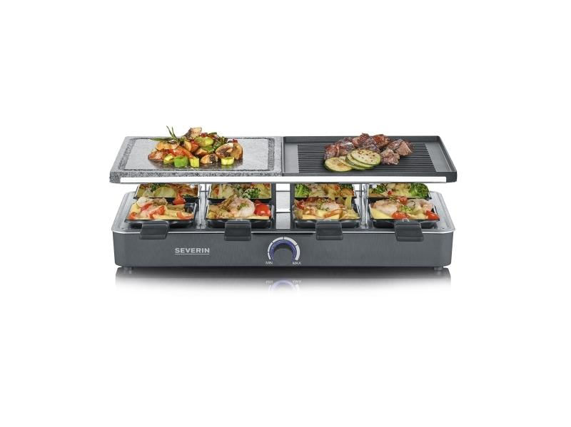 Severin-RG-2376-griglia-per-raclette-8-persona-e--1300-W-Nero