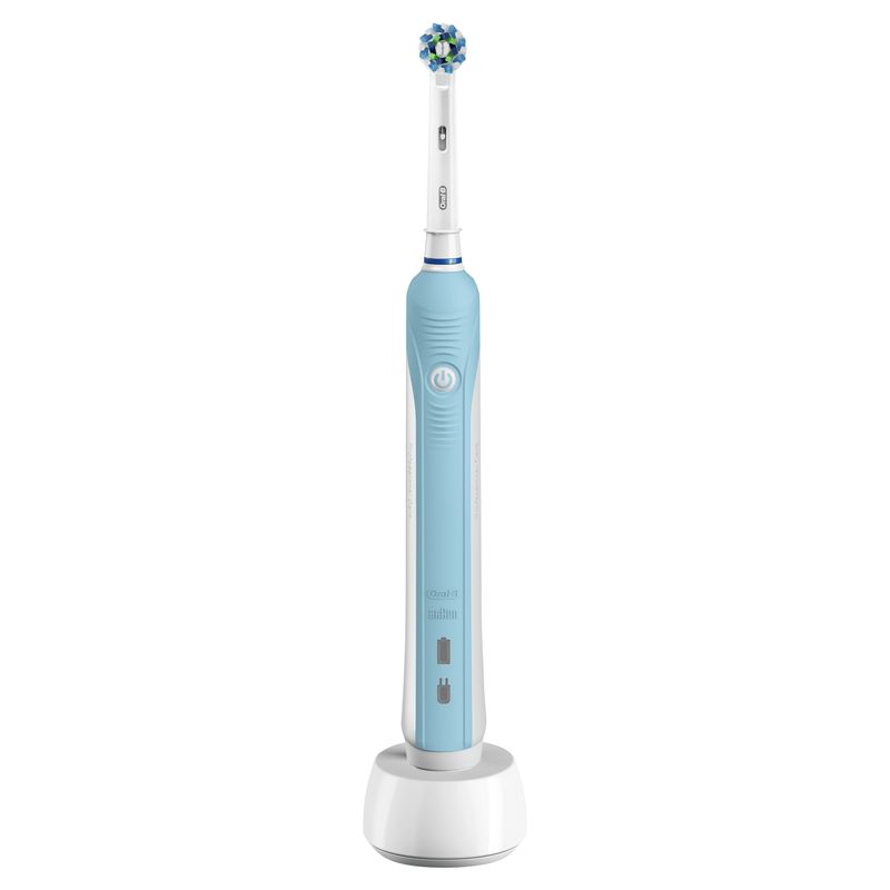 Braun-Oral-B-Pro-700-Crossaction-Adulto-Spazzolino-Rotante-Oscillante-Blu-Bianco