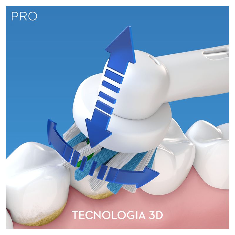Braun-Oral-B-Pro-700-Crossaction-Adulto-Spazzolino-Rotante-Oscillante-Blu-Bianco