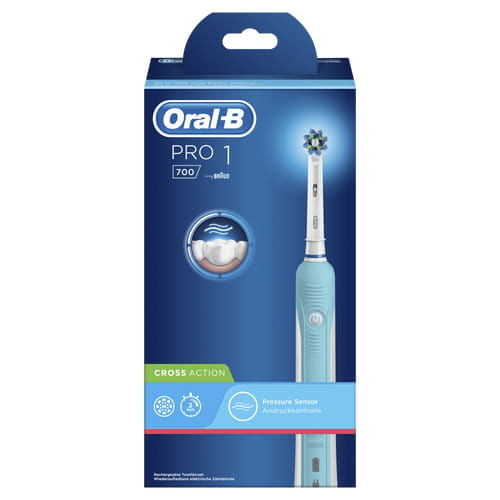 Braun-Oral-B-Pro-700-Crossaction-Adulto-Spazzolino-Rotante-Oscillante-Blu-Bianco