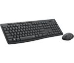 Logitech-MK295-Silent-Wireless-Combo-tastiera-Mouse-incluso-USB-QWERTY-Nordic-Grafite