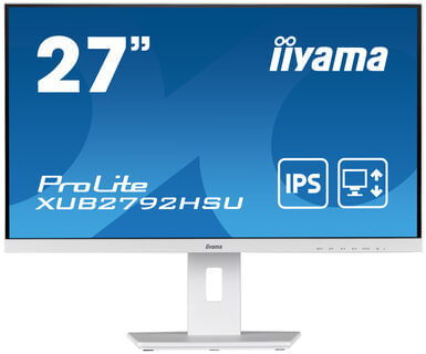 Iiyama-ProLite-XUB2792HSU-W5-LED-Display-27---1920x1080-Pixel-Full-Hd-Bianco