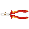 Knipex-11-06-160-T-pinza-crimpatrice-Strumento-combinato-Arancione-Rosso-Argento