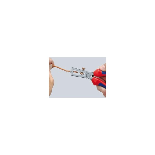 Knipex-11-06-160-T-pinza-crimpatrice-Strumento-combinato-Arancione-Rosso-Argento