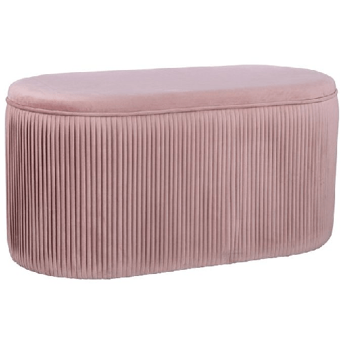 Pouf-Ovale-con-Coperchio-Arhis-in-Velluto-80x40cm-H40cm-Rosa