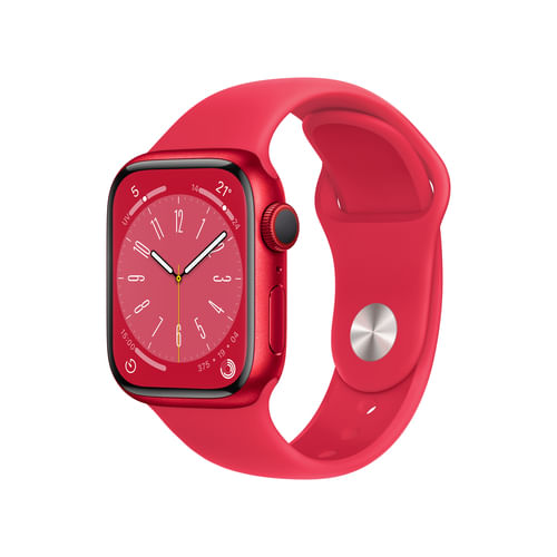 Apple-Watch-8-41mm-GPS---Cellular-Cassa--Product--Red-Sport-Regular