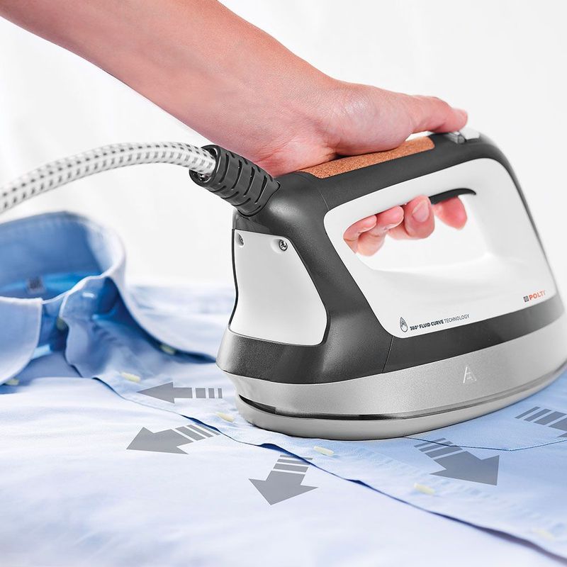 Polti-Vaporella-Instant-VI50.40-Ferro-da-stiro-generatore-di-vapore-Instant-Steam-8-Bar-pump-4-programmi-di-stiratura-e-funzione-Eco-Grigio-Blu