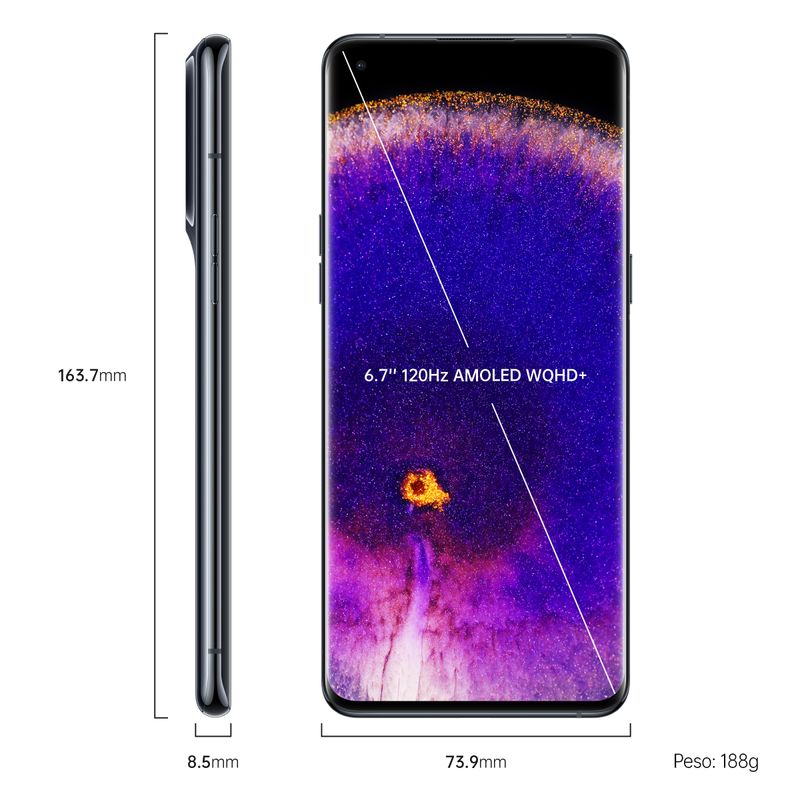 Oppo-Find-X5-Pro-5G-12Gb-256Gb-6.7”-Amoled-120Hz-Dual-Sim-Black-