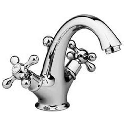 Nobili-Rubinetteria-Grazia-C5118-6-Gruppo-Lavabo-Monoforo-Con-Scarico-Cromo