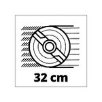 Einhell-GC-EM-1032-Tagliaerba-a-spinta-AC-Nero-Rosso