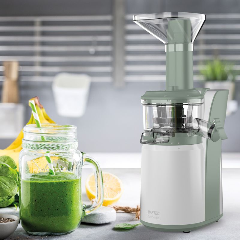 Imetec-Succovita-Estrattore-di-Succo-150W-Verde-Bianco