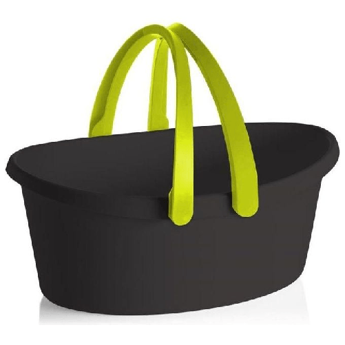 Gio-Style-Bacinella-Ovale-Love-Antracite-25.5-Litri
