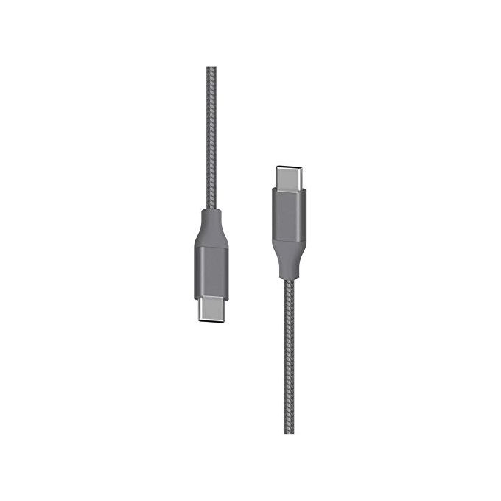 Xlayer-PREMIUM-Metallic-Cavo-USB-C-a-Tipo-C-1.5mt-Space-Grey