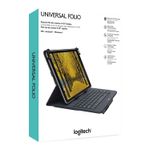 Logitech-Universal-Folio-Nero-Bluetooth-QWERTY-Spagnolo