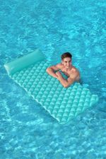 Bestway-44020-galleggiante-da-piscina-e-da-spiaggia-Verde-Rosa-Giallo-Vinile-Materassino-galleggiante