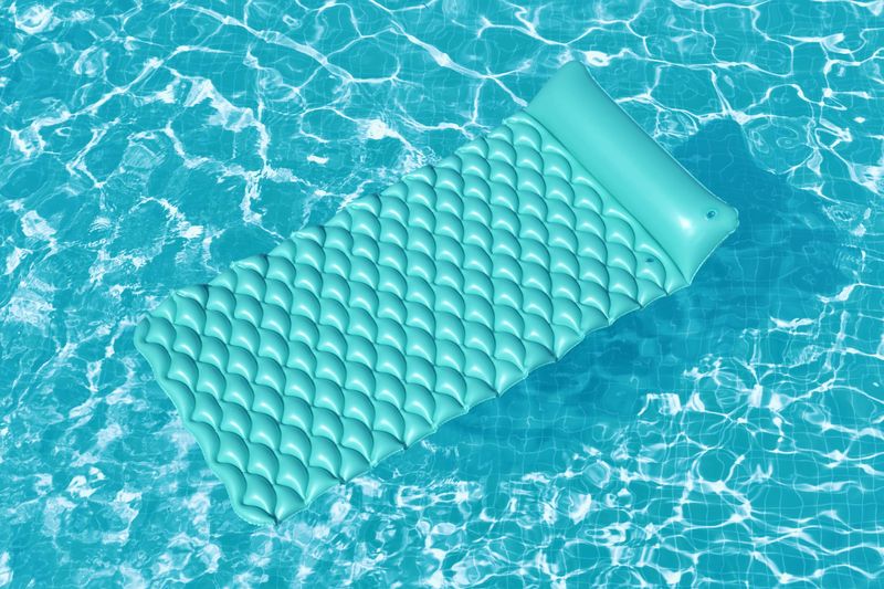 Bestway-44020-galleggiante-da-piscina-e-da-spiaggia-Verde-Rosa-Giallo-Vinile-Materassino-galleggiante