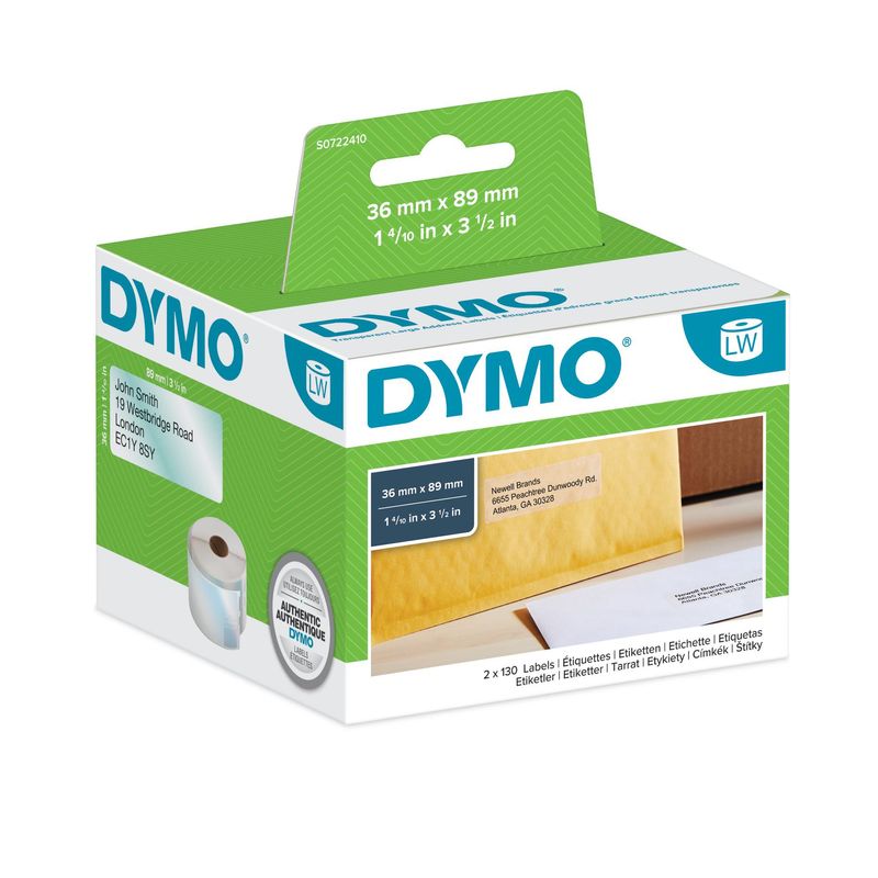 DYMO-LW---Etichette-indirizzi-grandi---36-x-89-mm---2093093--ADDRESS-LABELS-ADVANTAGE-PACK---12-ROLL-A-260-LABELS-36X89-