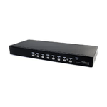 StarTech.com Switch KVM VGA USB a 8 porte montabile su rack con audio (cavi audio inclusi)