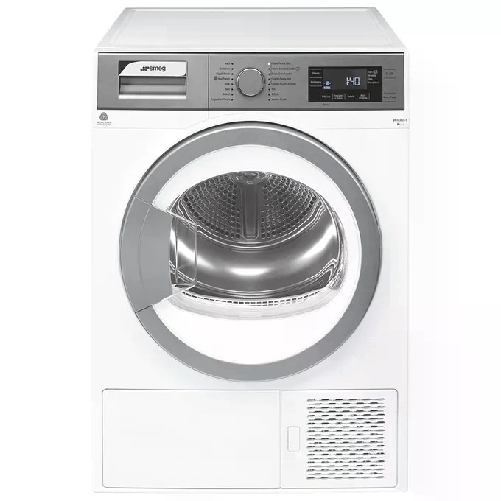 Smeg-DHT83LIT-1-asciugatrice-Libera-installazione-Caricamento-frontale-8-kg-A----Argento-Bianco