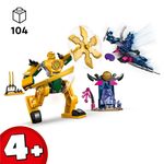 LEGO-NINJAGO-71804-Mech-da-Battaglia-di-Arin-Giochi-per-Bambini-4--Action-Figure-Giocattolo-da-Costruire-con-Starter-Brick