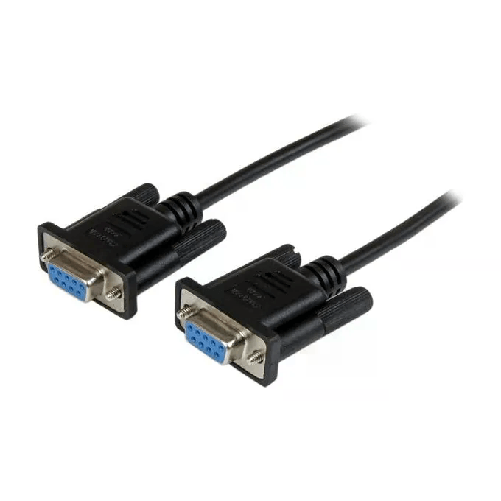 StarTech.com-Cavo-Seriale-RS232---DB9-Null-Modem-da-2m---nero-Femmina-Femmina