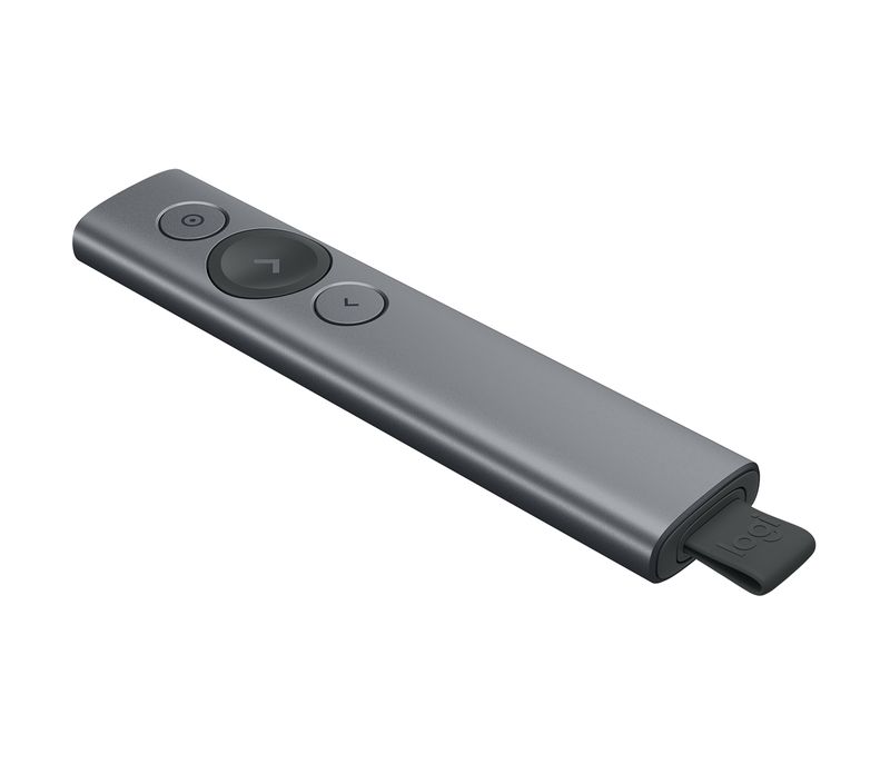 Logitech-Spotlight-puntatore-wireless-Bluetooth-RF-Grigio