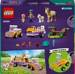 LEGO-Friends-42634-Rimorchio-con-Cavallo-e-Pony-Giocattolo-per-la-Cura-degli-Animali-con-2-Mini-Bamboline-Giochi-Bambini-4-