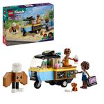 LEGO-Friends-42606-Furgoncino-del-Fornaio-Giochi-per-Bambini-di-6--Anni-con-Cucina-Giocattolo-Cibo-Mini-Bamboline-e-Cane