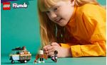 LEGO-Friends-42606-Furgoncino-del-Fornaio-Giochi-per-Bambini-di-6--Anni-con-Cucina-Giocattolo-Cibo-Mini-Bamboline-e-Cane