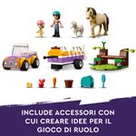 LEGO-Friends-42634-Rimorchio-con-Cavallo-e-Pony-Giocattolo-per-la-Cura-degli-Animali-con-2-Mini-Bamboline-Giochi-Bambini-4-