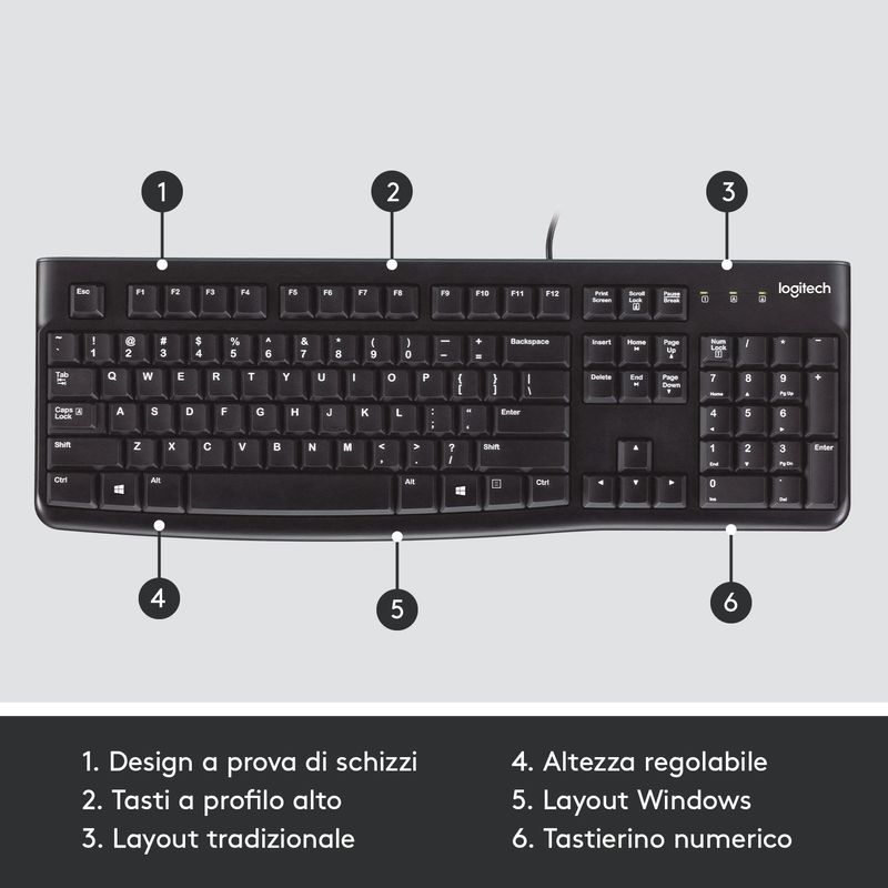 Logitech-tastiera-retail-k120-usb-nera