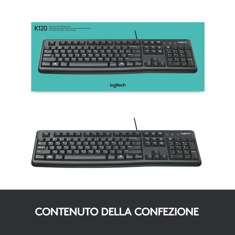 Logitech-tastiera-retail-k120-usb-nera
