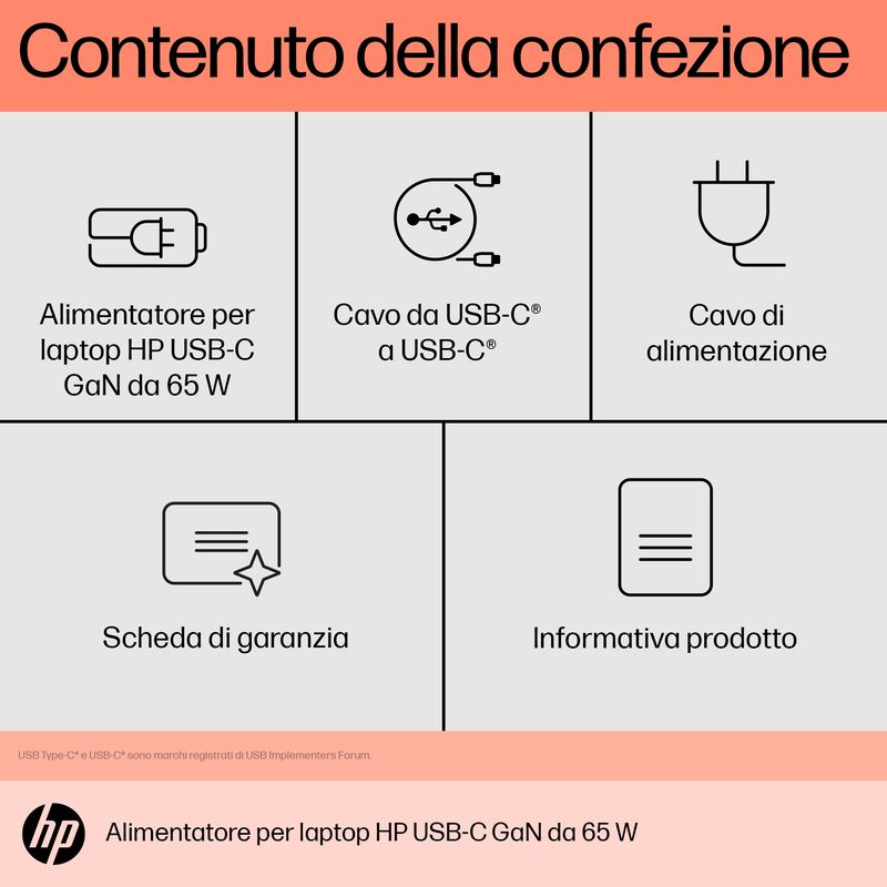 HP-Caricabatterie-per-laptop-USB-C-GaN-da-65-W