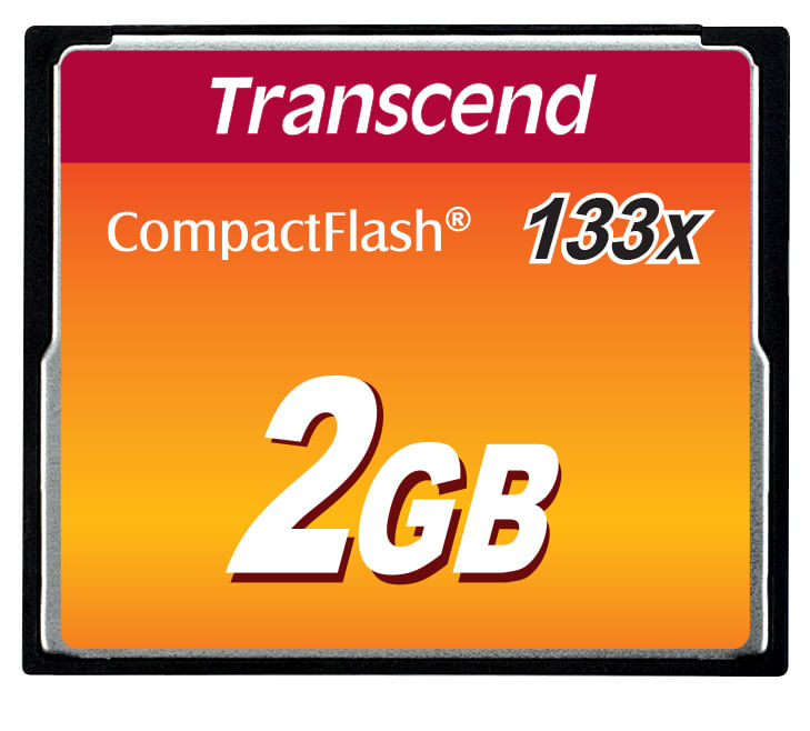 Transcend TS2GCF133 memoria flash 2 GB CompactFlash MLC