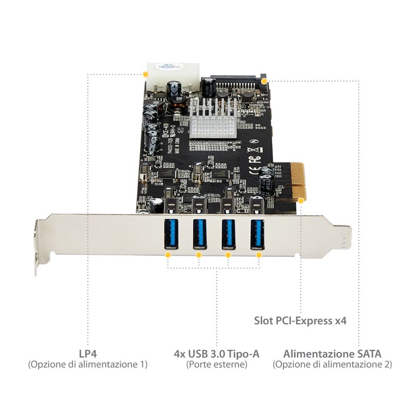 StarTech-Adattatore-scheda-SuperSpeed-USB-3.0-PCI-Express--PCIe--Quad-Bus-a-4-porte-con-UASP---Alimentazione-SATA-LP4
