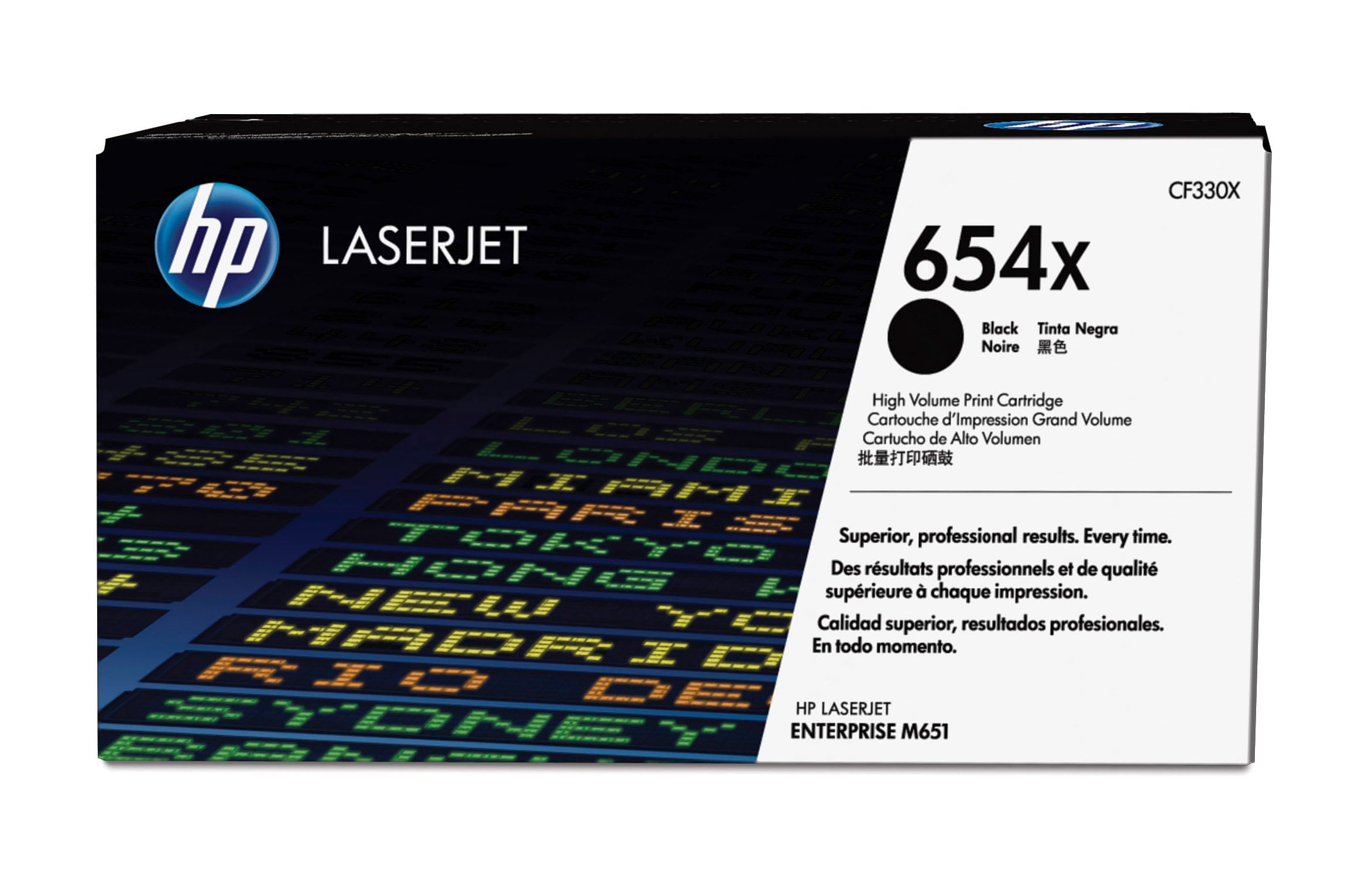 HP Cartuccia Toner originale nero ad alta capacità LaserJet 654X