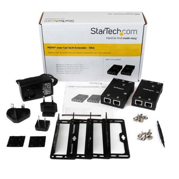 StarTech-Extender-HDMI-via-CAT5-CAT6-con-Power-Over-Cable---50-m