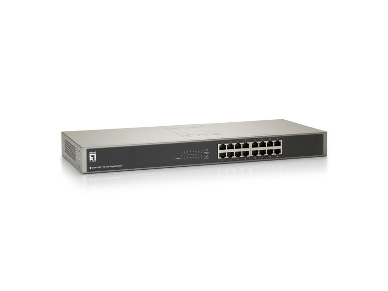 Levelone-Switch-16xrj45-Palmcon-1-Gbit