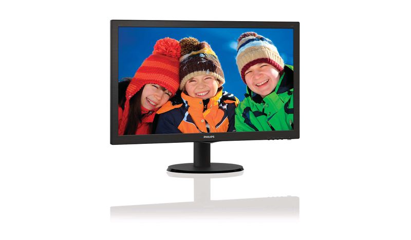 PHILIPS-Monitor-21.5---LED-223V5LSB---00-1920-x-1080-Full-HD-Tempo-di-Risposta-5-ms-DVI-VGA-Attacco-Vesa-Nero