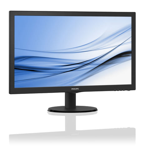 PHILIPS-Monitor-21.5---LED-223V5LSB---00-1920-x-1080-Full-HD-Tempo-di-Risposta-5-ms-DVI-VGA-Attacco-Vesa-Nero