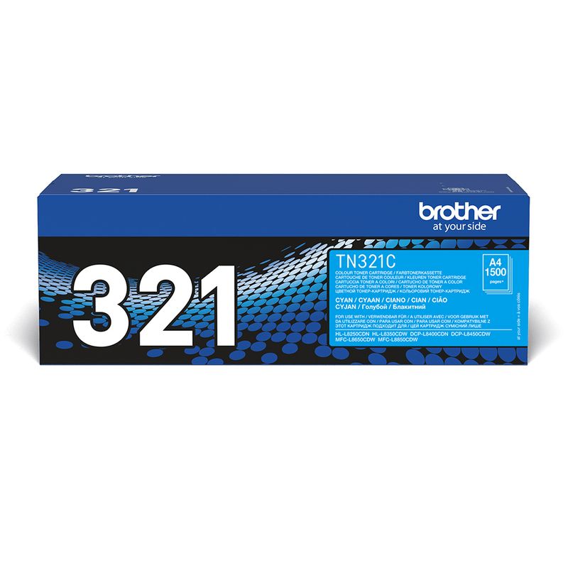Brother-Toner-Tn-321c-1.500pg.-per-Hl-l8250-l8350-Dcp-l8400-l8450-MFC-l8650-l8850