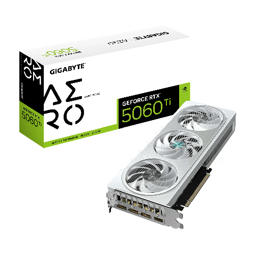 GIGABYTE GeForce RTX 5060 Ti AERO OC 8G Scheda Grafica  8 GB GDDR7 128 bit PCI-E 5