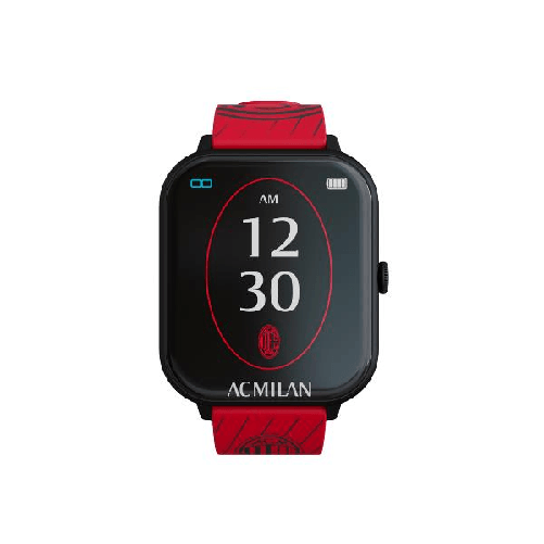 TECHMADE Smartwatch milan nero - rosso - TM-SWFOOT-MIL1