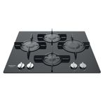 Hotpoint-FTGHG-641-D-HA-BK--piano-cottura-Nero-Da-incasso-60-cm-Gas-4-Fornello-i-