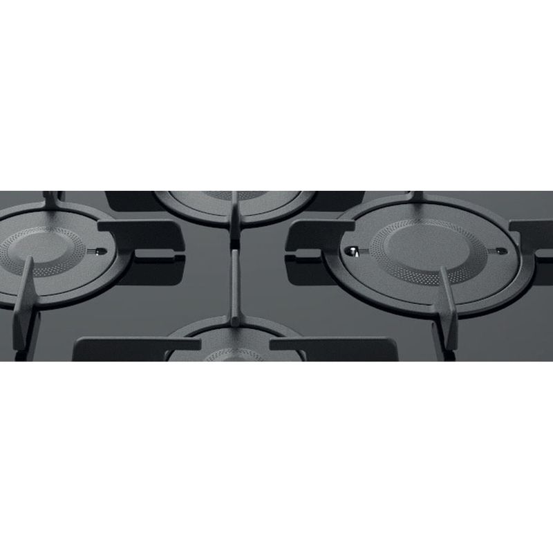 Hotpoint-FTGHG-641-D-HA-BK--piano-cottura-Nero-Da-incasso-60-cm-Gas-4-Fornello-i-