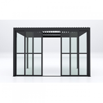 MILANI HOME ALABASTER - laterale in policarbonato per pergola bioblimatica 4 m