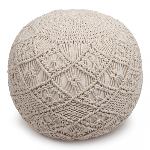 MILANI HOME CISCO - pouf in cotone